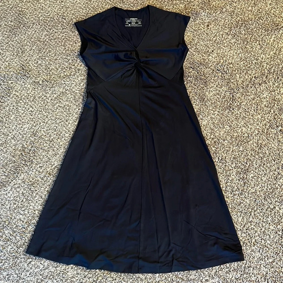 Patagonia Dresses & Skirts - Patagonia Bandha Dress Womens Size M Black Midi